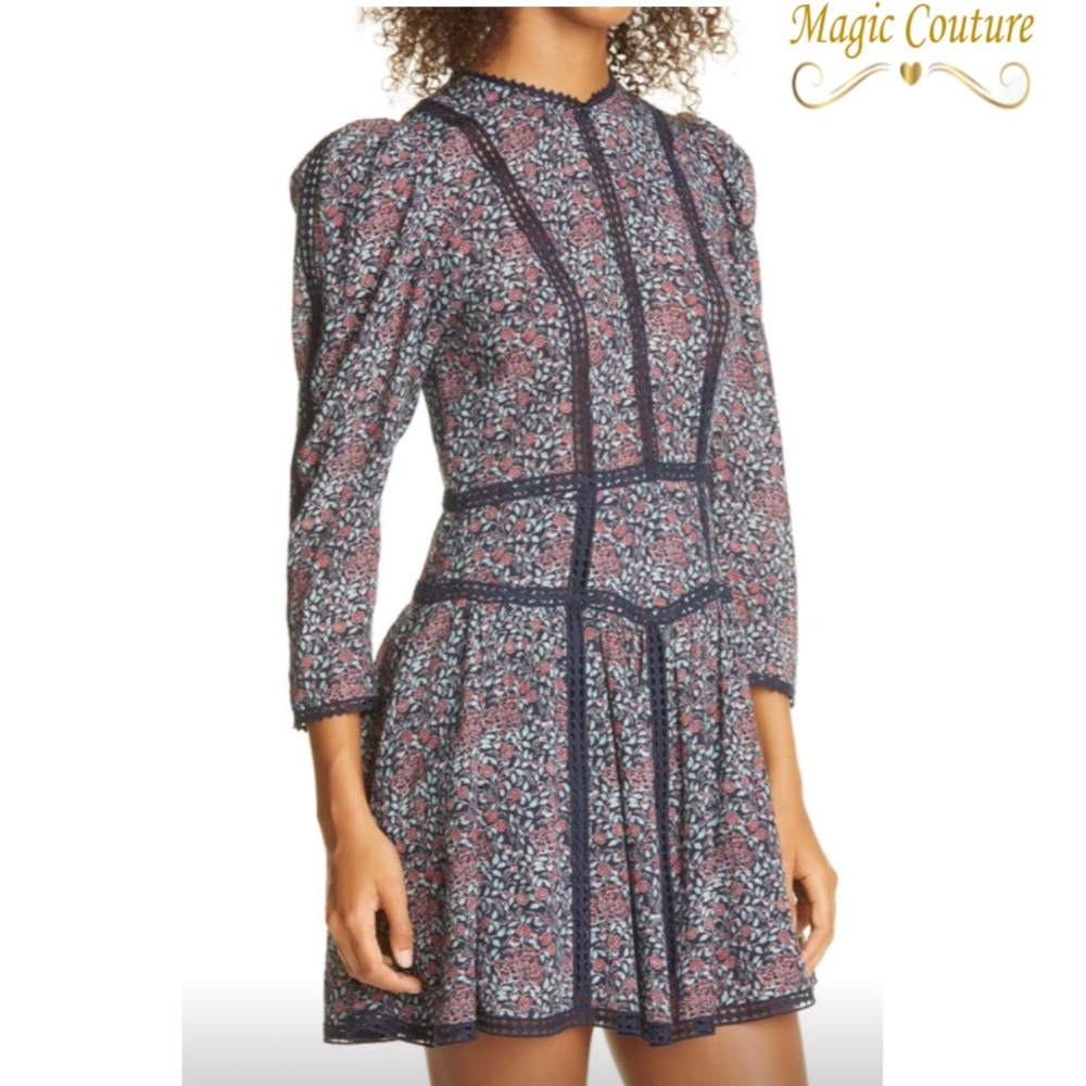 La Vie Rebecca Taylor Lilou Dress in Midnight Navy💙❤️💙 - Picture 4 of 16